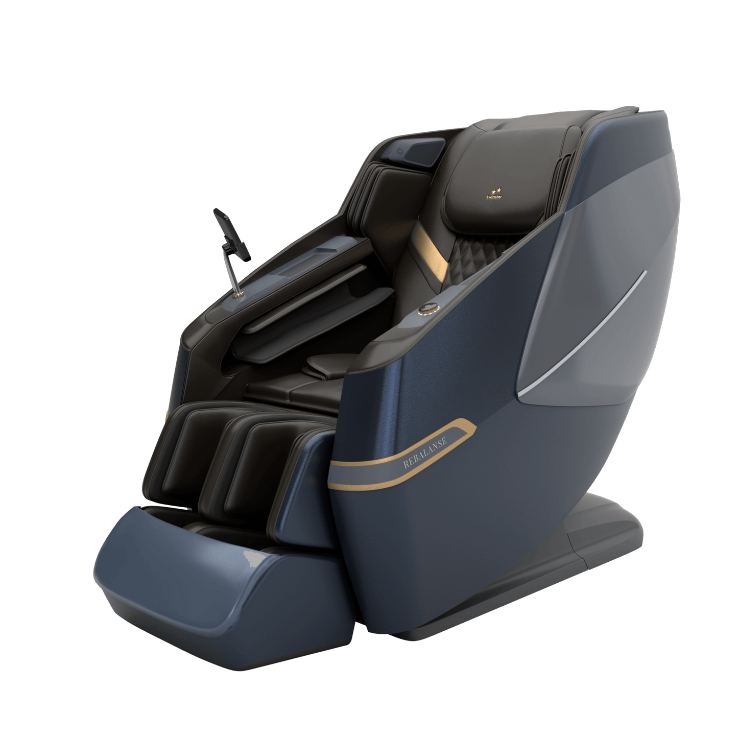 Twinstar_rebalanse_massage_chair_navy_brown_right_down